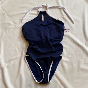 Freya one piece swimsuit In The Navy NWT UK 32FF